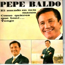 Discos de vinilo: PEPE BALDO EL MUNDO EN MIS MANOS