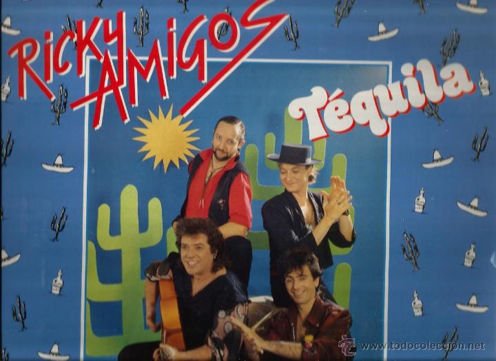 Discos de vinilo: MAXI RICKY AMIGOS : TEQUILA - Foto 1