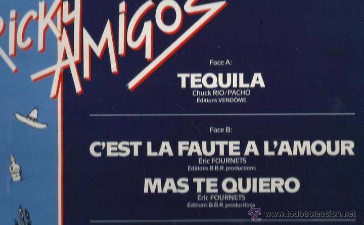 Discos de vinilo: MAXI RICKY AMIGOS : TEQUILA - Foto 2