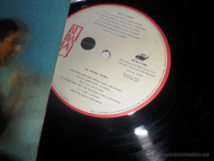 Discos de vinilo: LP - MECANO - AIDALAI - 1991 - Foto 2