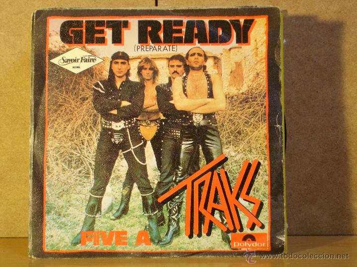 Discos de vinilo: Traks - Get ready / Five A - Polydor 811 801-7 - 1983 - Foto 1