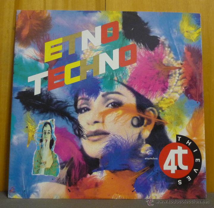 Discos de vinilo: 4T THIEVES - ETNOTECHNO - MAXI SINGLE CALYPSO RECORDS 1990 - NUEVO - Foto 1