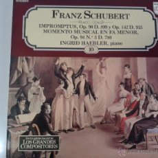 Discos de vinilo: MAGNIFICO LP DE FRANZ SCHUBERT - IMPROMPTUS, OP.90 D. 899 Y OP. 142 D. 935