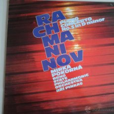 Discos de vinilo: MAGNIFICO LP DE RACHMANINOV- CONCIERTO DE PIANO Nº 3
