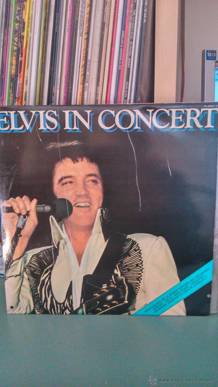 Discos de vinilo: ELVIS IN CONCERT - 2 LPS - Foto 1