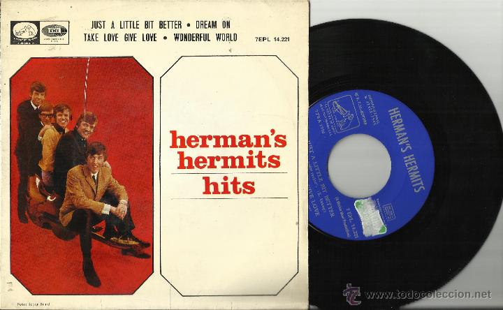 Discos de vinilo: hermans hermits hits ep espa&ntilde;a 1965 - Foto 1