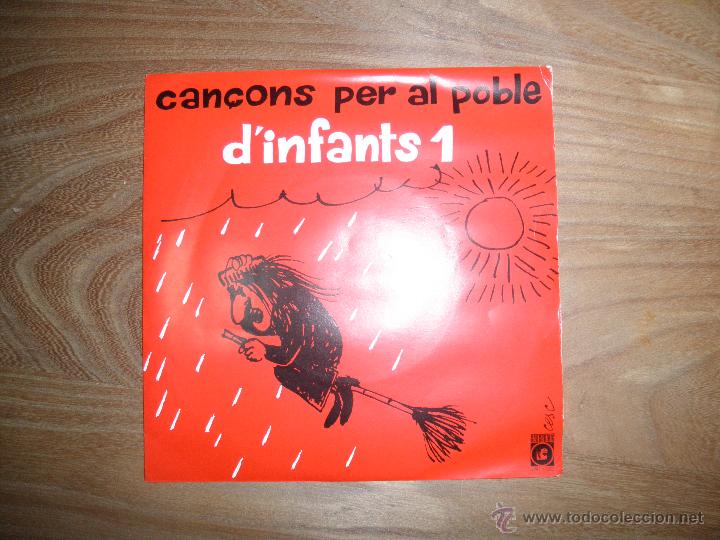 Discos de vinilo: CAN&Ccedil;ONS PER AL POBLE D&acute;INFANTS 1.  PORTADA CESC.  1971 - Foto 1
