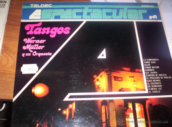 Discos de vinilo: ESPECTACULAR - WERNER MULLER - TANGOS - Foto 1