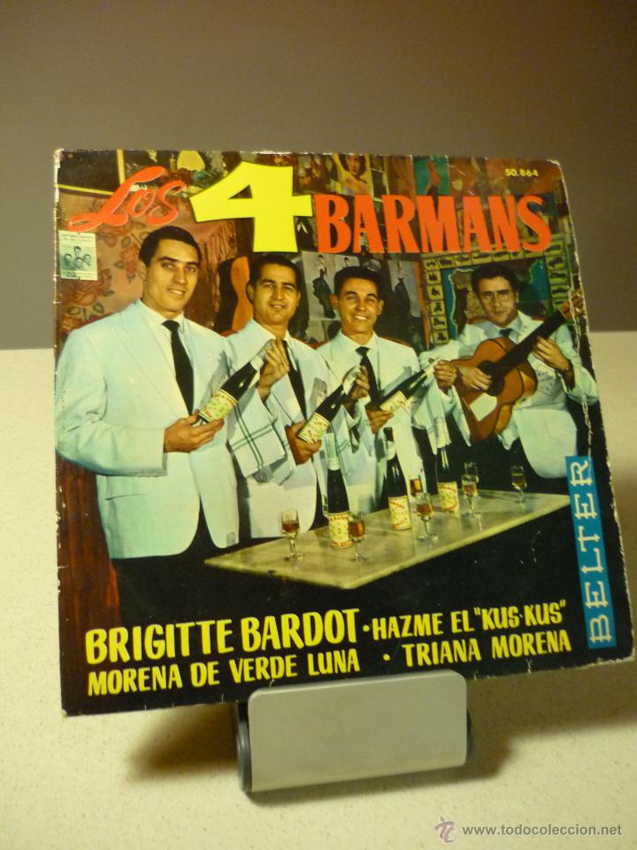 Discos de vinilo: LOS 4 BARMANS BRIGITTE BARDOT +3 EP - Foto 1