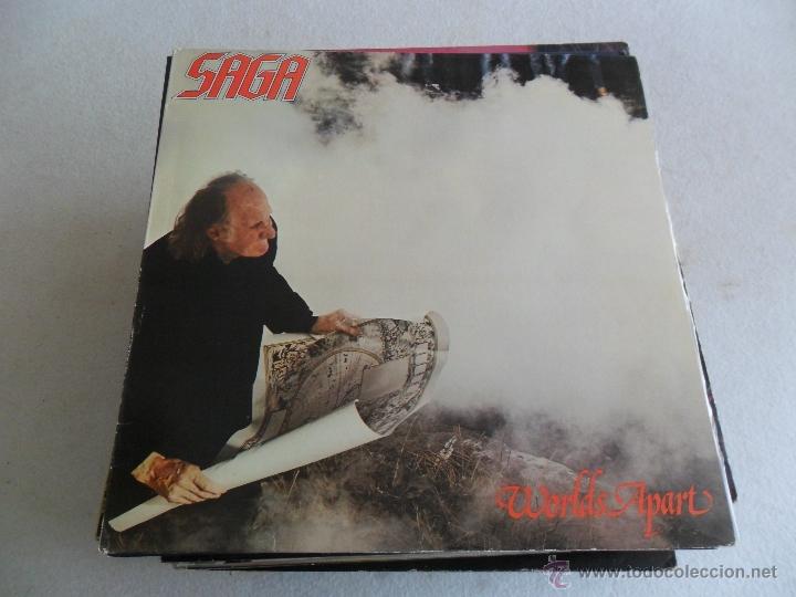 Discos de vinilo: SAGA - WORLDS APART 1981 - Foto 1