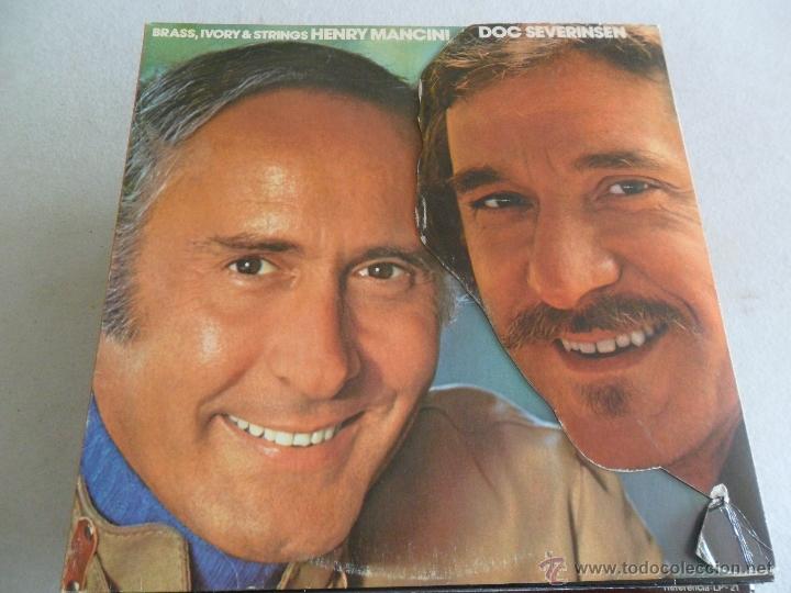 Discos de vinilo: HENRY MANCINI DOC SEVERINSEN - BRASS IVORY & STRINGS 1973 - Foto 1