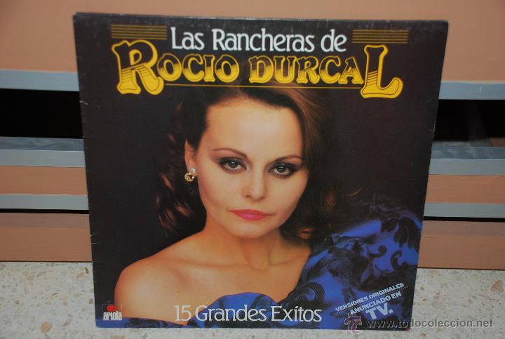 Discos de vinilo: LAS RANCHERAS DE ROCIO DURCAL *15 GRANDES EXITOS* - Foto 1