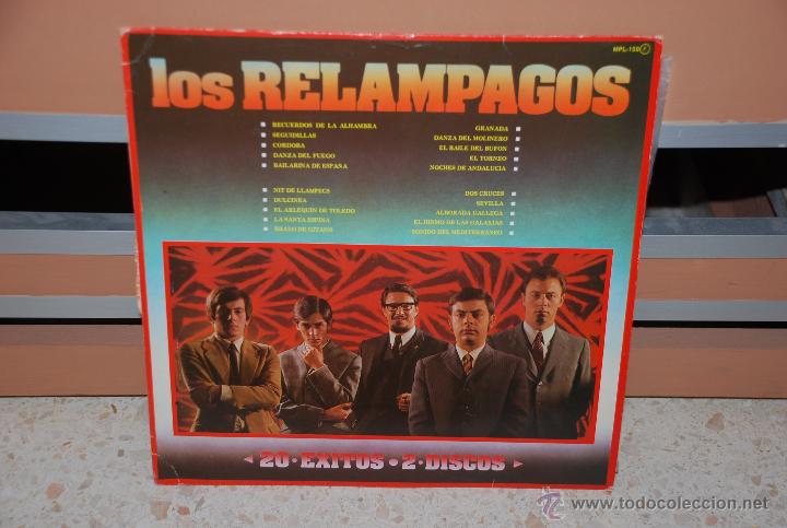 Discos de vinilo: LOS RELAMPAGOS LP *20 EXITOS* - Foto 1