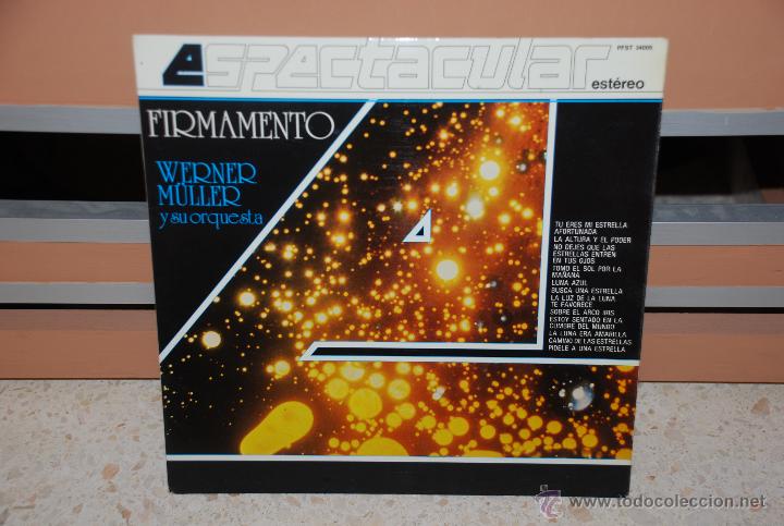 Discos de vinilo: WERNER M&Uuml;LLER LP *FIRMAMENTO* - Foto 1