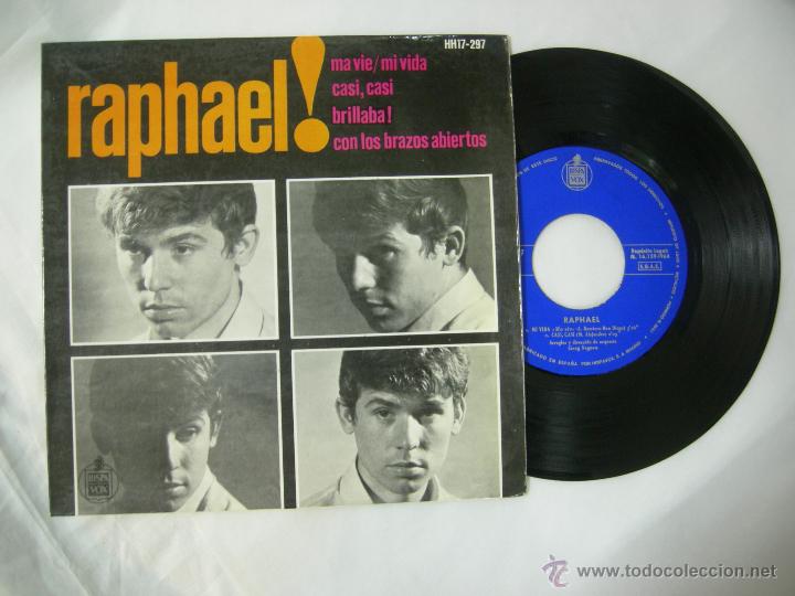 Discos de vinilo: RAPHAEL - ORIGINAL EPS MI VIDA/ MA VIE - HISPAVOX 1964 - Foto 1