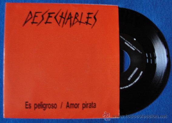 Discos de vinilo: DESECHABLES - Es peligroso - (Promocional) - Foto 1