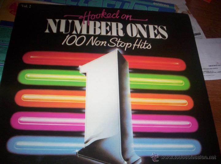 Discos de vinilo: HOOKED ON NUMBER ONES - 100 NON STOP HITS - Foto 1