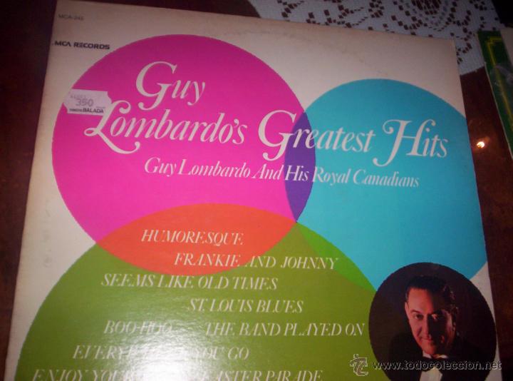 Discos de vinilo: GUY LOMBARDO - GREATEST HITS - Foto 1