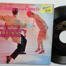 Discos de vinilo: BILL HALEY AND HIS COMETS- ROCKIN´ THE OLDIES- FRENCH EP 1959 BRUNSWICK.. Lote 42536628