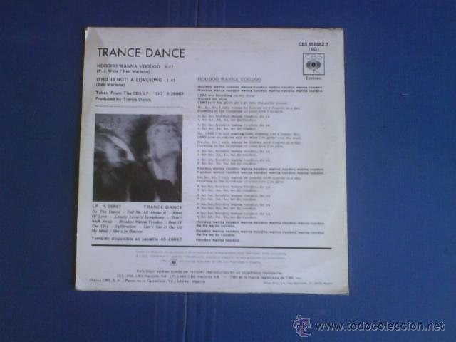 Discos de vinilo: TRANCE DANCE HOODOO WANNA VOODOO - Foto 2