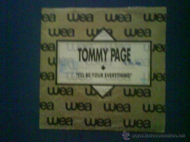 Discos de vinilo: TOMMY PAGE I&acute;LL BE YOUR EVERYTHING PROMO - Foto 1