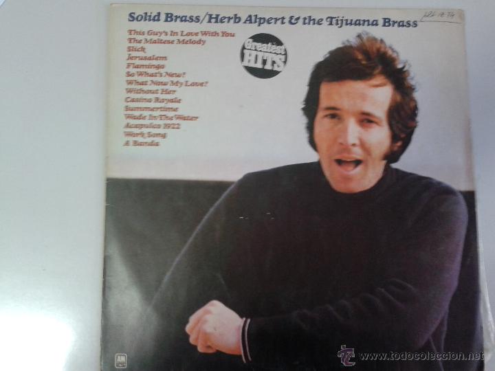 Discos de vinilo: MAGNIFICO LP DE - SOLID - BRASS - HERB - ALPERT - THE TIJUANA - BRASS- - Foto 1