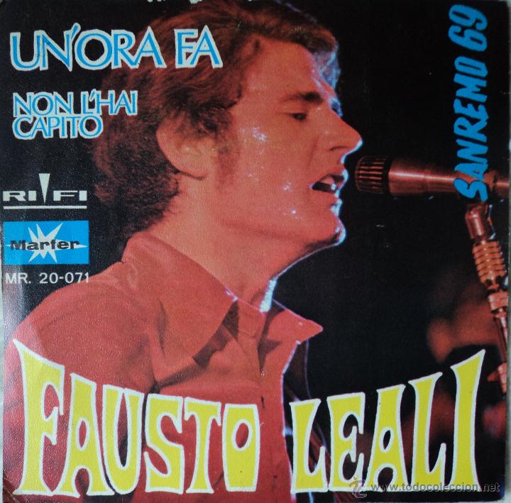 Discos de vinilo: Fausto Leali - Unora fa - Edici&oacute;n de 1969 de Espa&ntilde;a - Foto 1