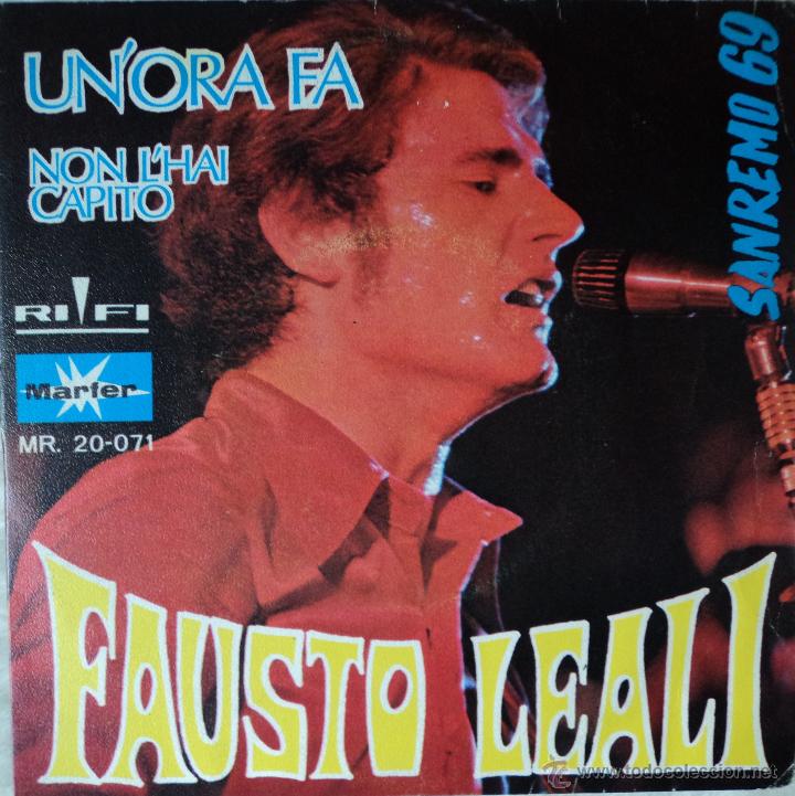 Discos de vinilo: Fausto Leali - Unora fa - Edici&oacute;n de 1969 de Espa&ntilde;a - Foto 2