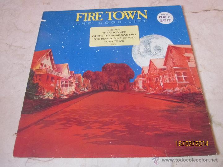 Discos de vinilo: FIRE TOWN - THE GOOD LIFE - ATLANTIC 1989 - Foto 1