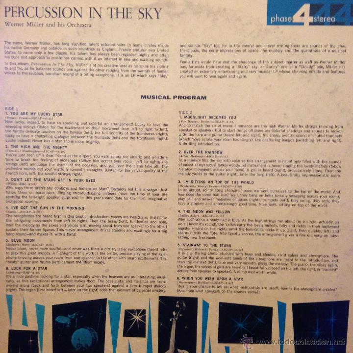 Discos de vinilo: LP de Werner Muller y su orquesta a&ntilde;o 1961 - Foto 2