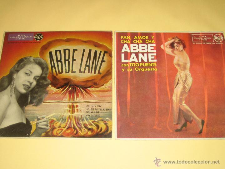 Discos de vinilo: ABBE LANE - LOTE DE DOS SINGLES - Foto 1
