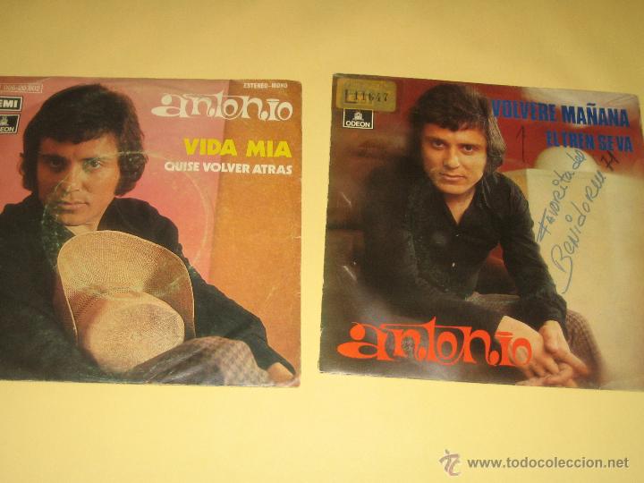 Discos de vinilo: ANTONIO - LOTE DE DOS SINGLES - Foto 1