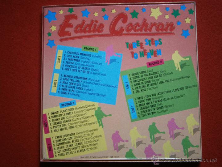 Discos de vinilo: BOX DE TRES VINILOS EDDIE COCHRAN - Foto 2