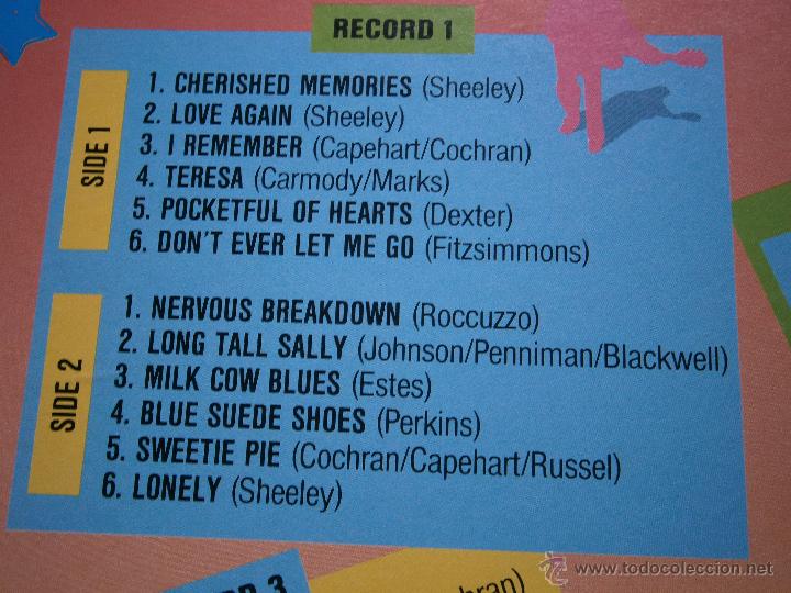 Discos de vinilo: BOX DE TRES VINILOS EDDIE COCHRAN - Foto 3