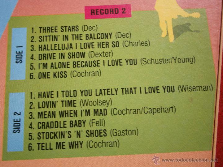 Discos de vinilo: BOX DE TRES VINILOS EDDIE COCHRAN - Foto 5