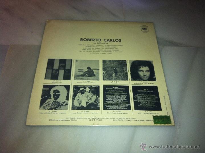 Discos de vinilo: VINILO ROBERTO CARLOS LA DISTANCIA - Foto 2