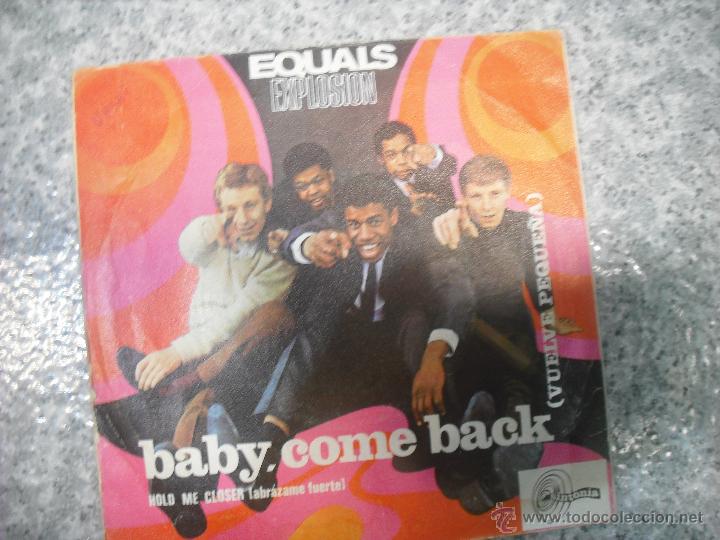 Discos de vinilo: EQUALS, BABY, COME BACK - SOLO LA FUNDA DEL SINGLE - Foto 2