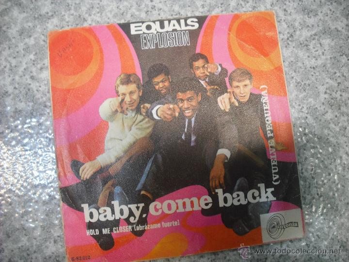 Discos de vinilo: EQUALS, BABY, COME BACK - SOLO LA FUNDA DEL SINGLE - Foto 3