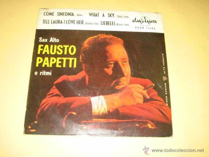 Discos de vinilo: FAUSTO PAPETTI - ED. ESPA&Ntilde;OLA 1961 - Foto 1