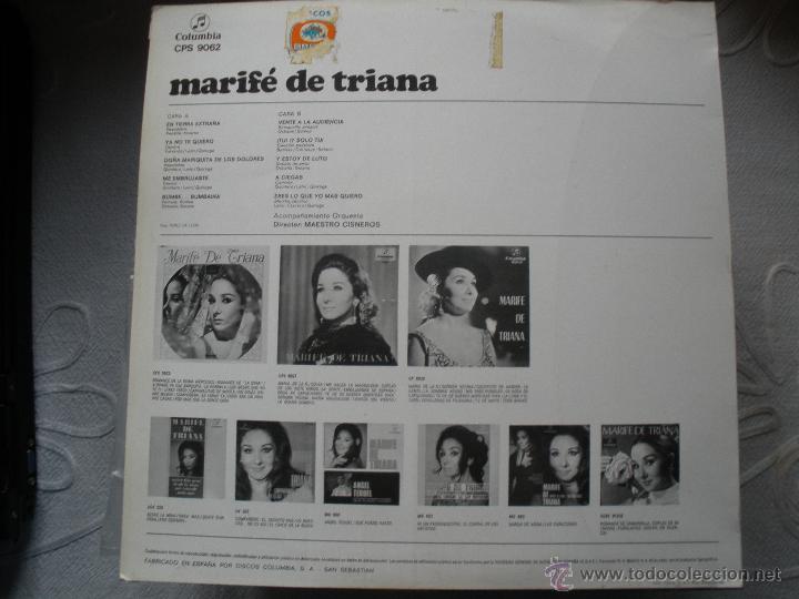 Discos de vinilo: MARIFE DE TRIANA - Foto 2