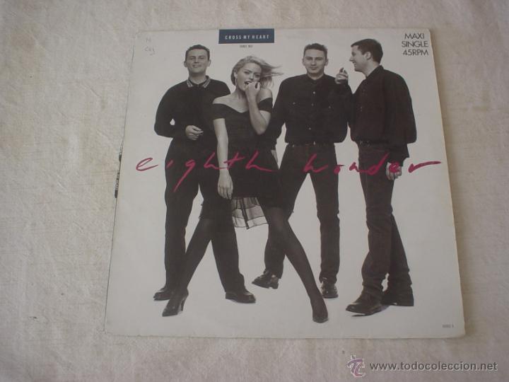 Discos de vinilo: MX EIGHT WONDER * CROSS MY HEART - Foto 1
