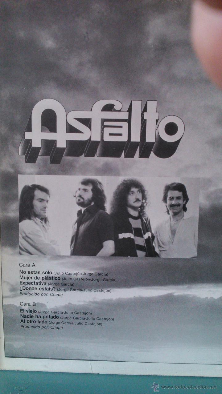Discos de vinilo: ASFALTO - ASFALTO - Foto 2