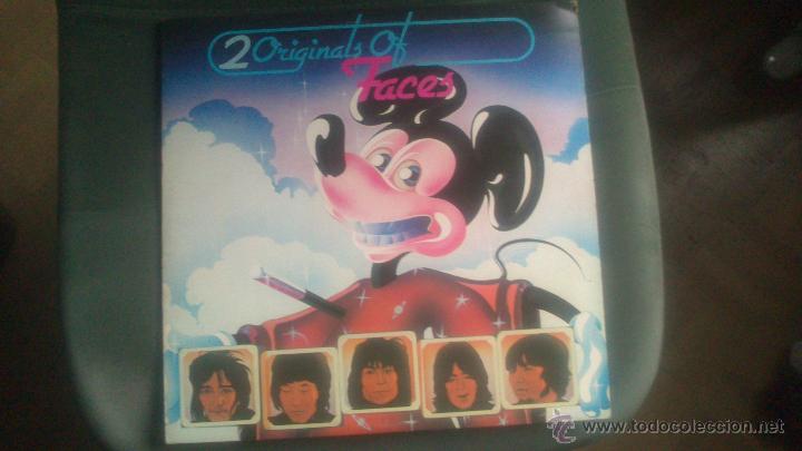Discos de vinilo: L.P FACES, ORIGINAL 20 OF FACES, DOBLE - Foto 1