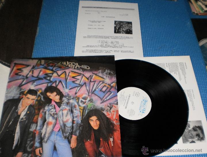 Discos de vinilo: los elementos lp espa&ntilde;a 1993 con hoja promo - Foto 1