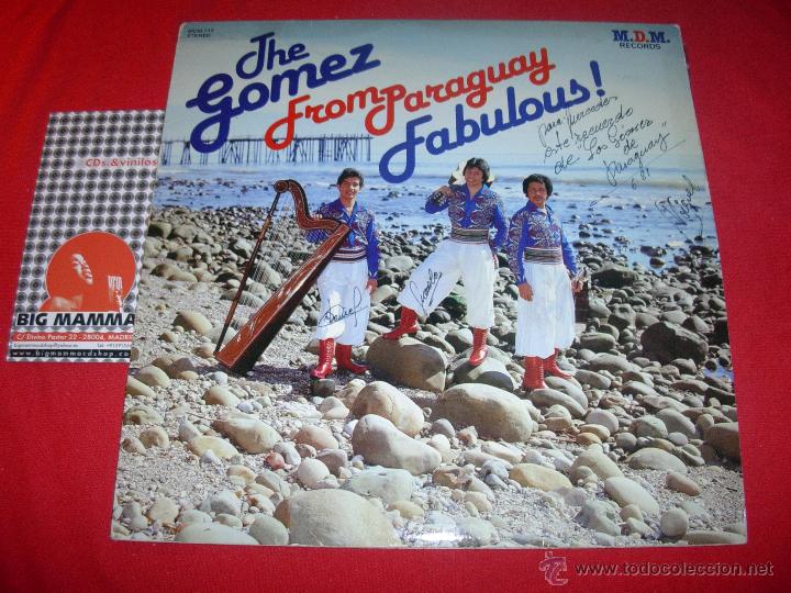 Vinyl records: the gomez from paraguay  fabulous  1981  firmado por los artistas   lp