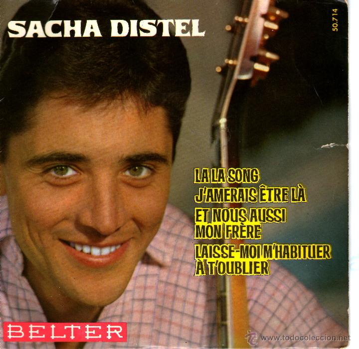 Discos de vinilo: SACHA DISTEL LALA SONG - Foto 1