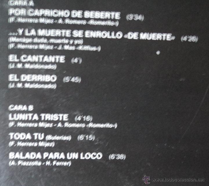 Discos de vinilo: Paco Herrera - Para beberte y beberte - Edici&oacute;n de 1983 de Espa&ntilde;a - Foto 3