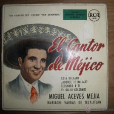 Discos de vinilo: MIGUEL ACEVES MEJIA. EL CANTOR DE MEJICO. ESTA SELLADO + 3. RCA