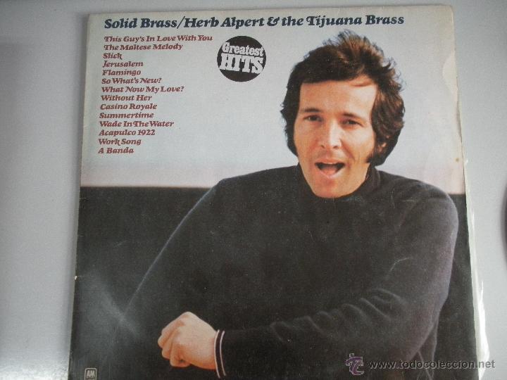 Discos de vinilo: MAGNIFICO LP DE - SOLID - BRASS - HERB - ALPERT - THE TIJUANA - BRASS- - Foto 1