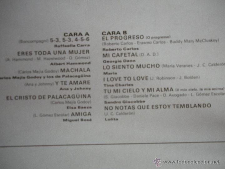 Discos de vinilo: MAGNIFICO LP DE - LOS - E X I T O S - D E - C B S - - Foto 2